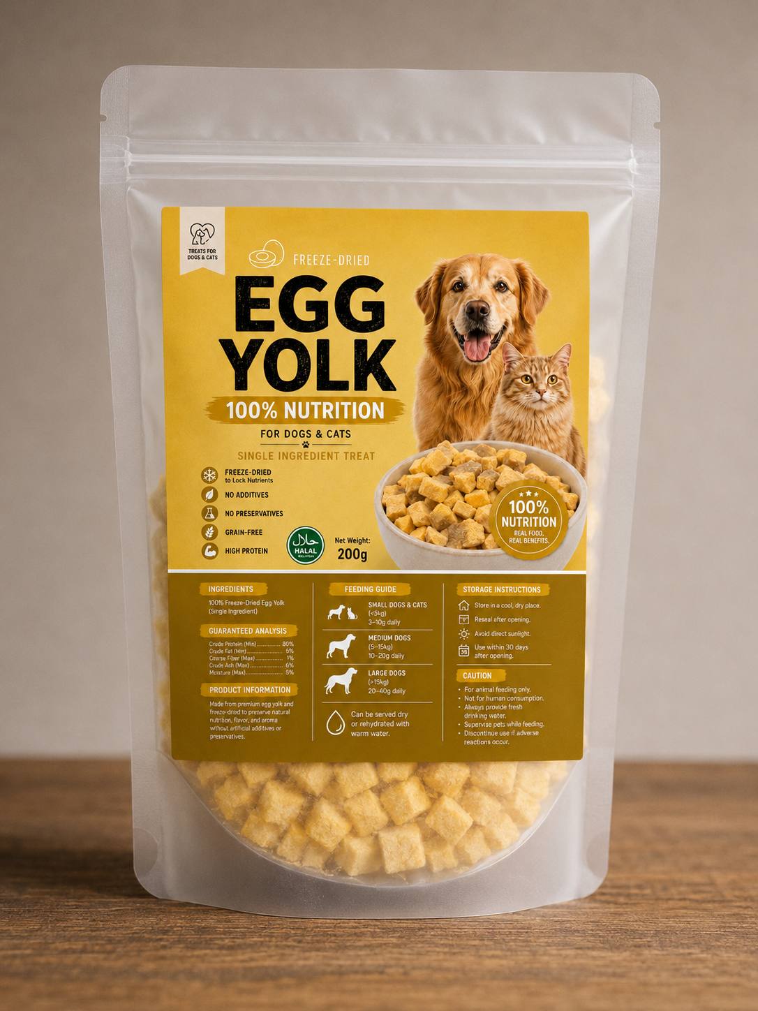 Freeze-Dried Egg Yolk