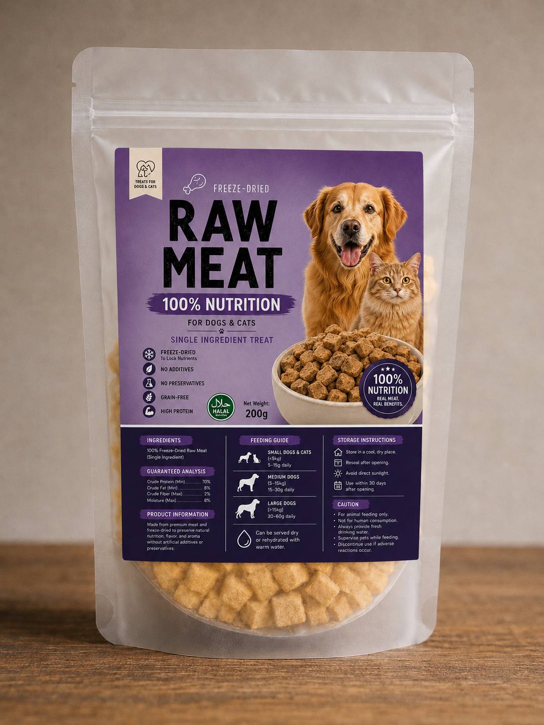 Freeze-Dried Raw Meat